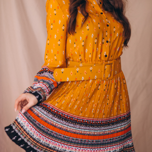 Rayon Printed Kurta + Palazzo Set (Rust Floral)